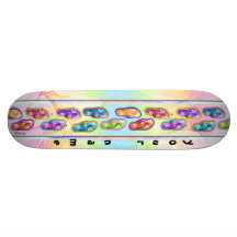Flip Flops Hawaiian Style Skateboard