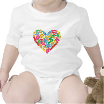 flip flops in heart shape t shirts