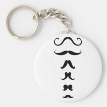 Flip That Moustache Keychains
