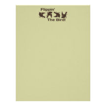 Flipping the Bird Letterhead Template
