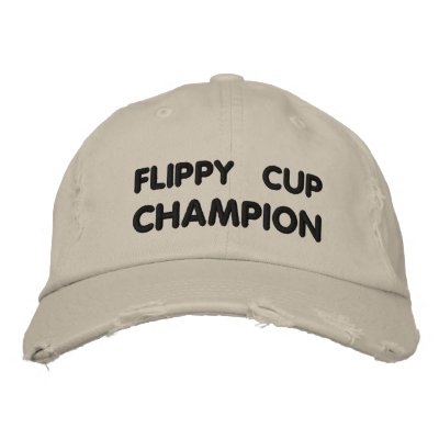 Flippy Cup Champion Baseball Cap by Drinking_Shirts