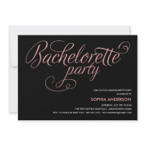 FLIRT  | BACHELORETTE PARTY INVITATION