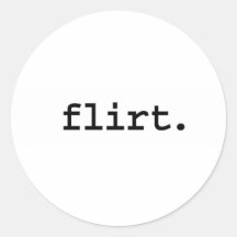 flirt. stickers