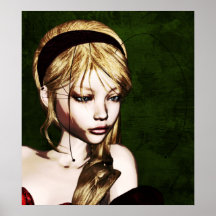 Flirty Fae Portrait 02 Poster