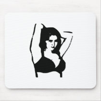 Flirty Girl Mousepads