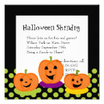 Flirty Pumpkins Personalized Invitations