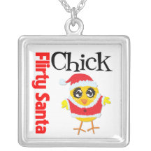 Flirty Santa Chick Custom Jewelry