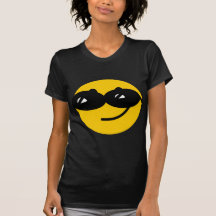 Flirty sunglasses smiley face t-shirts