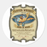 Flivver Whiskey Label Stickers