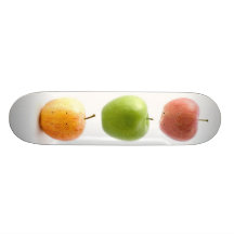 Floating Apples In Traffic Light Colours Skate Decks