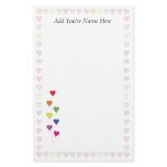 Floating Balloon Hearts Stationary