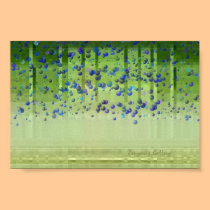 Floating blue bubbles posters