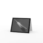 Floating Feather Note Card
