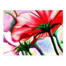 Floating Flower Fantasy Postcards