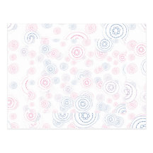Floating Flowers Postcard