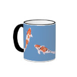 Floating Koi blue Mug