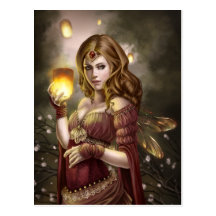Floating Lights Postcard