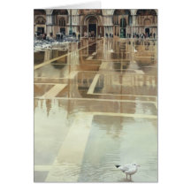 "Floating Palace" Architecture Italy Watercolor Greeting Cards