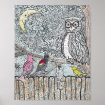 Flock Together Bird Print