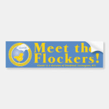 FLOCKERS BUMPER STICKER