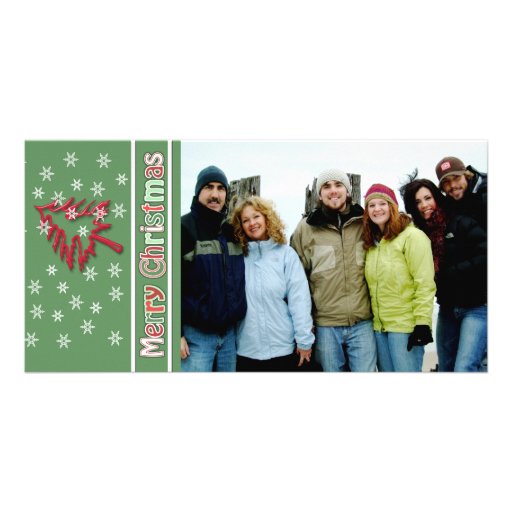 Flocons de neige tellement mignons de blanc de pin photocartes