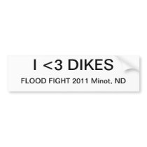 Flood  Fight 2011 Bumper Stickers
