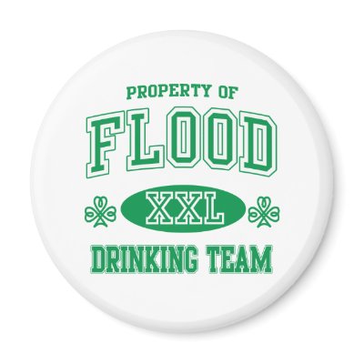 Flood Irish Drinking Team Fridge Magnets by irishprideshirts