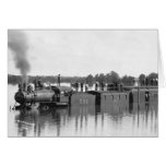 Flooded Train, 1904 Greeting Cards