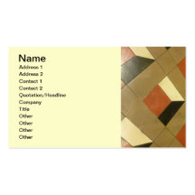 Floor Optical Illusion pattern tiles Las Vegas pho Business Card Templates