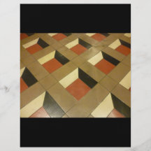 Floor Optical Illusion pattern tiles Las Vegas pho Flyers