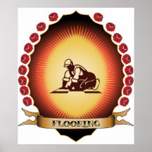 Flooring Mandorla Poster