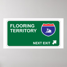Flooring Next Exit Poster