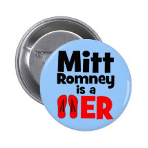 Flopper de secousse de Mitt Romney Pin's