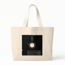 Floppy Disc Backup Canvas Bags