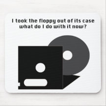 Floppy Disc Funnies Mouse Pad
