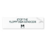 FLOPPY DISK BUMPER STICKERS