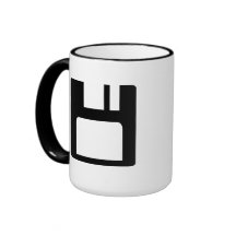 Floppy disk icon coffee mugs