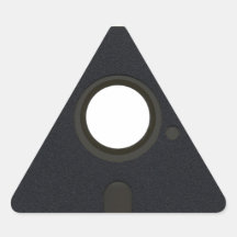 Floppy disk stickers