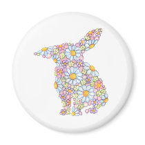Floppy-Eared Bunny Refrigerator Magnet