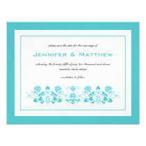 Flora Bee Save the Date Announcement invitations