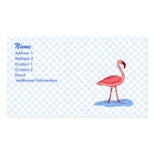 Flora Flamingo Business Cards