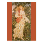 Flora, Goddess of Blossoms and Flowers by Morgan Postcard