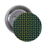 FLORAL56 NAVY CREAM GREEN FLORAL FLOWER PATTERN TE buttons