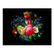 Floral 2012 Pocket Calendar Postcards