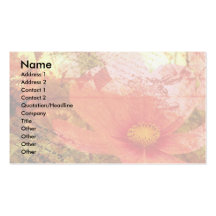 Floral Abstract Business Card Template