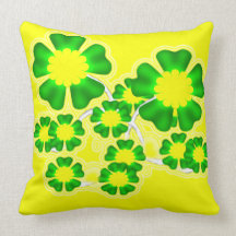 Floral American Mojo Throw Pillow