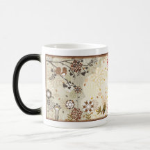 Floral and Birds Artistic  Landscape  Mug