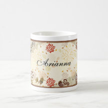 Floral and Birds Artistic  Landscape  Mug