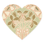 floral and foliage art nouveau design stickers