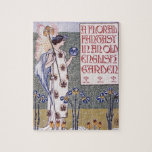 Floral Art in an English Garden Jigsaw Puzzles
